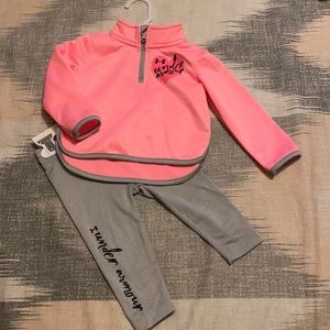 Baby Under Armour legging and sweater set